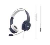 Pantone PT-WDH002N écouteur/casque Avec fil Arceau Bureau/Centre d'appels Bleu