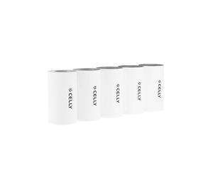 Celly, Papier thermique pour appareil photo pour enfants, conçu pour KIDSCAMPRINT, impression facile, kit avec 5 rouleaux pour photo en noir et blanc