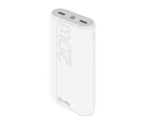 Celly PBPD20000EVOWH banque d'alimentation électrique 20000 mAh Blanc
