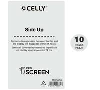Celly PROFILM10AF écran et protection arrière de téléphones portables Protection d'écran transparent Universel 10 pièce(s)