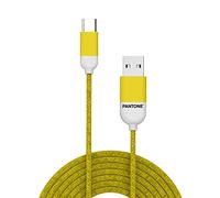 CELLY PTTC0015Y Pantone Câble de type C, sortie 2,4 A, longueur 1 m, jaune