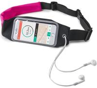 Celly RUNBDUOXXLPK Housse de protection pour téléphone portable 16,5 cm (6.5") Housse ceinture Noir, Rose