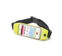 Celly runbeltview Ceinture élastique de Course avec Passage d'écouteurs et Pochette Transparente et Touch, pour Smartphone jusqu'à 4,7 "