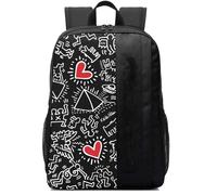 celly sac a dos pour pc portable keith haring 15.6 Noir