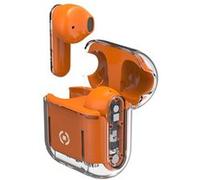 Celly SHEER Casque True Wireless Stereo (TWS) Ecouteurs Appels/Musique Orange, Transparent Orange G