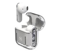 Celly SHEER Casque True Wireless Stereo (TWS) Ecouteurs Appels/Musique Transparent, Blanc