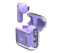 Celly SHEER Casque True Wireless Stereo (TWS) Ecouteurs Appels/Musique Transparent, Violet