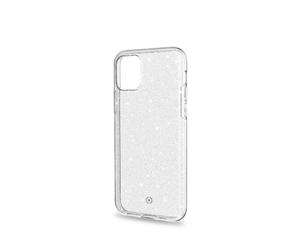 Celly Sparkle coque de protection pour téléphones portables 14,7 cm (5.8 ) Housse Transparent, Blanc Apple (brand) iPhone 11 Pro