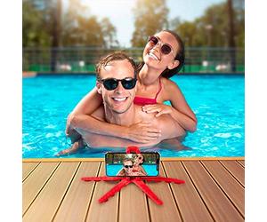 Celly SQUIDDY Max Support pour Smartphone Couleur Rouge