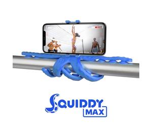 Celly Squiddy Max trépied Smartphone/action caméra 6 pieds Bleu