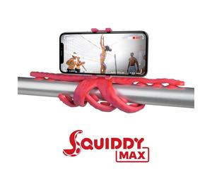 Celly Squiddy Max trépied Smartphone/action caméra 6 pieds Rouge
