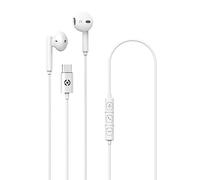 Celly Écouteurs filaires UP1100 Type-C stéréo USB-C WH