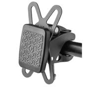 Celly Support De Téléphone Ghostbike 3,5 Cm Silicone Noir