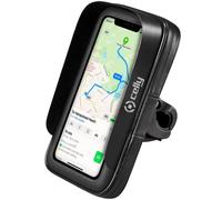 Celly - Support de téléphone ProRide imperméable Pare-soleil Fixation pour guidon - Plastique - Noir