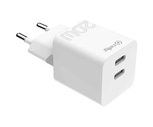 CELLY TC2USBC20WWH CARGADOR DE DISPOSITIVO MóVIL BLANCO INTERIOR