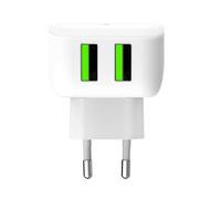 Celly Tc2usbledwh Caricabatterie Per Dispositivi Mobili Bianco Interno