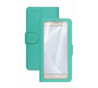 Celly Unica View étui pour téléphone portable 12,7 cm (5") étui à livres Turquoise