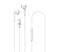 Celly UP1100TYPECWH casque Casques Avec fil Ecouteurs Appels/Musique USB Type-C Blanc