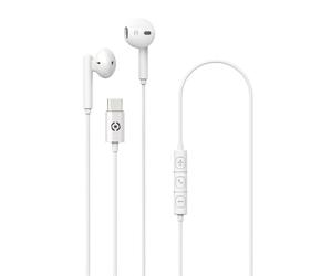 Celly UP1100TYPECWH casque Casques Avec fil Ecouteurs Appels/Musique USB Type-C Blanc