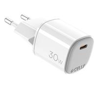 Celly UPTC1USBC30WWH chargeur d'appareils mobiles Smartphone, Tablette, téléphone Blanc USB Intérieure