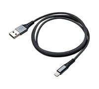 câble de données Apple Câble d'éclairage nylon 100 cm noir