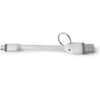 Celly USBMICROKEYWH Câble USB 0,12 m USB A Micro-USB A Blanc