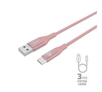 Celly Usbtypeccol3mpk Cavo Usb 3 M Usb A Usb C Rosa
