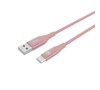 Celly USBTYPECCOLORPK câble USB USB 2.0 1 m USB A USB C Rose