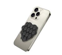Celly, Ventouse en Forme de Coeur pour téléphone avec ventouses en Silicone, Support Porte-téléphone Polyvalent Couleur Noire 7,5 x 6 cm