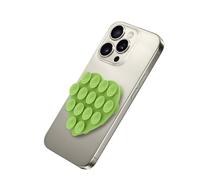 Celly, Ventouse en Forme de cœur pour téléphone avec ventouses en Silicone, Support Porte-téléphone Polyvalent de Couleur Verte, 7,5 x 6 cm