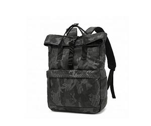 CELLY VENTUREPACKCAMO MOCHILA MOCHILA DE VIAJE NEGRO, GRIS CUERO PU, POLIÉSTER