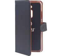 Celly Wally Book Case - Convient à Nokia 2.1 - Faux cuir - Etui à cartes - Noir