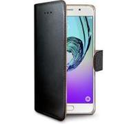 Celly Wally Book Case - Convient au Samsung Galaxy A3 - Faux cuir - Etui à cartes - Noir