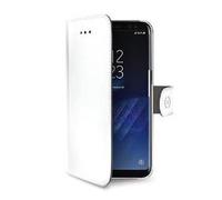 Celly Wally coque de protection pour téléphones portables 14,7 cm (5.8 ) Folio Blanc Samsung Galaxy S8