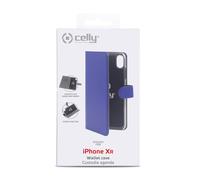 Celly Wally coque de protection pour téléphones portables 15,5 cm (6.1 ) Étui avec portefeuille Bleu Apple (brand) iPhone XR