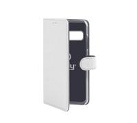 Celly Wally coque de protection pour téléphones portables 16,3 cm (6.4 ) Étui avec portefeuille Blanc Samsung Galaxy S10+