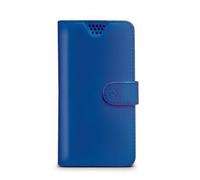 Celly Wally Unica coque de protection pour téléphones portables 15,2 cm (6 ) Étui avec portefeuille Bleu Universel