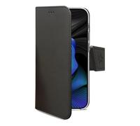 Celly WALLY1053 coque de protection pour téléphones portables 15,5 cm (6.1 ) Étui avec portefeuille Noir Apple iPhone 15