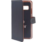 Celly WALLY890 Étui pour téléphone portable 15,5 cm (6,1 pouces) Étui portefeuille Noir, marron