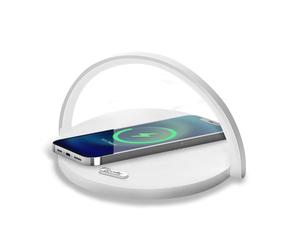 Celly WLLIGHTCIRCLEWH chargeur d'appareils mobiles Caméra Numérique, Manettes de jeu, Écouteurs, Téléphone portable, Chargeur électrique, Smartphone, Smartwatch, Tablette, Montre, Portables Blanc Sect