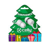 Celly XMASEARTREEWH écouteur/casque Avec fil Ecouteurs Appels/Musique Blanc