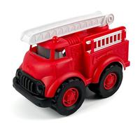 CELMAN Camion de Pompier avec échelle pivotante - Jouet écologique sans BPA pour Enfants dès 3 Ans - Véhicule extérieur Enfant
