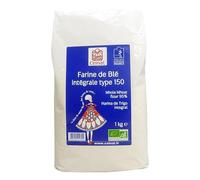 CELNAT - Farine de blé intégrale T150 bio - 5 kg - Vente à l'unité - meilleure offre
