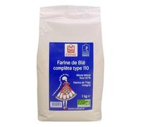 CELNAT - Farine de blé semi-complète T110 bio - 5 kg - Vente à l'unité - meilleure offre