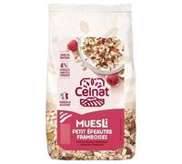 CELNAT - Muesli Petit Epeautre Framboises bio - 375g - Vente à l'unité - meilleure offre