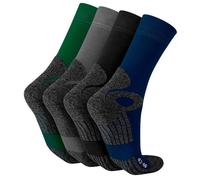Celodoro 4 paires de chaussettes unisexes - randonnée, sport & travail, respirantes et renforcées - Toutes les couleurs 47/50