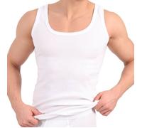 Celodoro Herren Unterhemd (5er Pack) Doppelripp Tanktop aus Baumwolle 12/6XL L