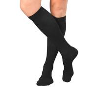 Chaussettes de compression - Celodoro - Pour le voyage et l’avion - Femme & Homme (1 paire) - Noir 43/46