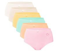Celodoro Lot de 6 culottes en microfibre et élasthanne pour femme avec broderie sertie de dentelle - ultra doux et satiné - nombreuses couleurs disponibles