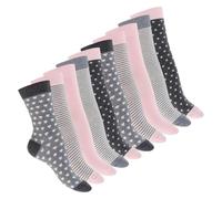 Celodoro Pack de 10 paires de chaussettes en coton pour femme Différents motifs au choix - - 39-42